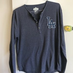MLB Men's Henley (Large) LA Dodgers